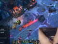 Gamer Girl orgasms while playing League of Legends