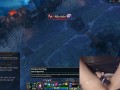 EGirl masturbates while playing League of Legends