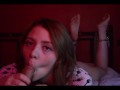 POV Blowjob from Amazing Teen Girl Wrinkled Soles in Chains - Ellie Dopamine