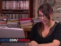 Two sexy French brunettes for one lucky guy