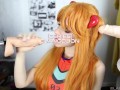 4K Angry Double Blowjob With Asuka