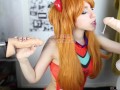 4K Angry Double Blowjob With Asuka