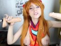 4K Angry Double Blowjob With Asuka