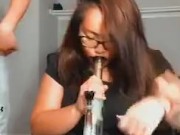 Big Tittie Asian Hits Bong 420 Alpha Couple Subscribe To Our Channel