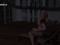 Jill Valentine spies on a hot girl publicly fucking ass with a dildo (Sound) - Part 3