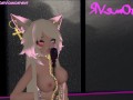 Lewd ASMR - Ear licking and moaning while I masturbate [3D Audio, Hentai, VRchat erp, Cosplay]