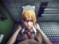 Bleach Hentai - Orihime in the Toilet Hard Sex
