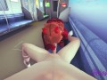Evangelion Hentai - Shinji Hard Sex With Asuka in a Train