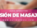 RELAXING PORN AUDIO [INTERACTIVO] SESIÓN DE MASAJES | ASMR [VOZ ARGENTINA]