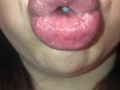 Mommy applies lipgloss to DSL