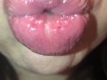 Mommy applies lipgloss to DSL