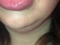Mommy applies lipgloss to DSL