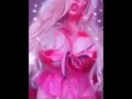 Christmas bimbo twerks her plastic slut body