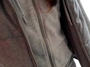 At The Mall. Levi's Purchase and Piss wearing Pink Plastic Panties