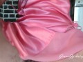 creampie in hairy pussy, thick cunt cums from glass cock - GinnaGg
