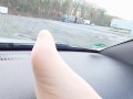 nylonfeets playing on dashboard