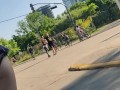 Rollerblade Skater Sexy Russian candid