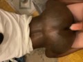 Ebony Security Guard Made Me Cum Less Then A Minute (CUMSHOT)
