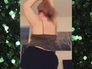 Lap dances from a thick white girl