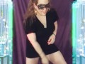 Dancing in my little black dress with accessory changes