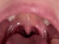 Uvula show. Mouth tour