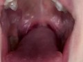 Uvula show. Mouth tour