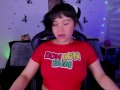 Lila jordan sopla bombas de chicle