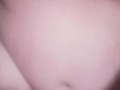 Fat guy strips naked and pisses outside