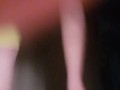 Fat guy strips naked and pisses outside