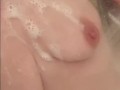 Getting my boobs nice and soapy in the shower