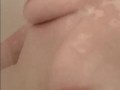 Getting my boobs nice and soapy in the shower