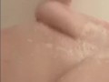 Getting my boobs nice and soapy in the shower