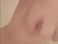 Getting my boobs nice and soapy in the shower