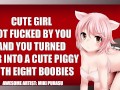 Transformation of a girl into a pig while you are fucking her HARD [ASMR]