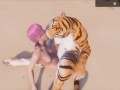 Wild Life / Tiger Girl With Lesbian Teen