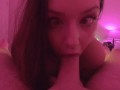 Multi Screen - Dirty Talking Slut Gives Ahegao BJ and Rides Big Cock