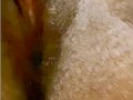 Clit massage JERKING orgasm...so creamy