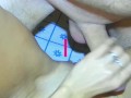 My husband cum onto my pussy (closeup)