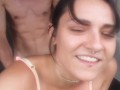pixie gif first home sex doggy style on the back porch bareback no protection
