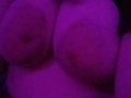 Cute Milf teases and drools on 36DDD breasts
