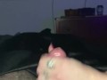 Sounding handjob with post orgasm torture HUGE LOAD cum twice