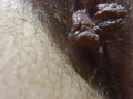 Close up of very hairy pussy! Hairy fetish!