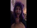 puppy girl sucks my cock til I cum and keeps stroking