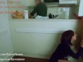 Step mom caught step son, then she fucks him in secret near her husband doing the dishes (TEASER)