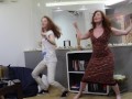 Two Redheads Have a Dance-off