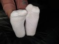 First slow motion sock removal