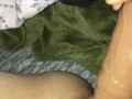 Wet pussy rubbed with big cock toy - Volume Up