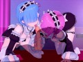 RE:ZERO REM AND RAM 3D HENTAI