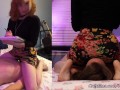 My Personal Ass Sniffing Art Chair - Cupid - Sexiest first time facesitting in a skirt and thong!