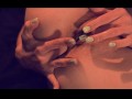 Intense squirting orgasm after anal fingering - Candlelight pussy and ass masturbation